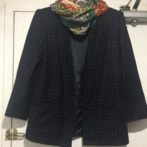 VINTAGE ALLURE WOOL POLKA DOT JACKETS SIZE 10